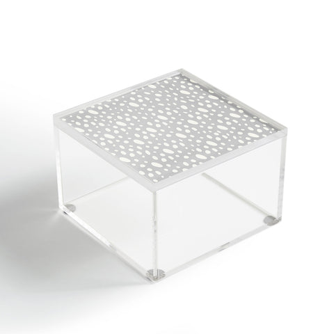 Allyson Johnson Grey Pebbles Acrylic Box