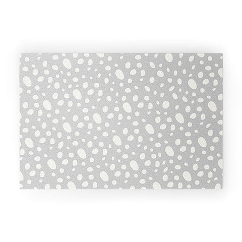 Allyson Johnson Grey Pebbles Welcome Mat