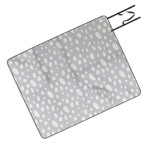 Allyson Johnson Grey Pebbles Picnic Blanket