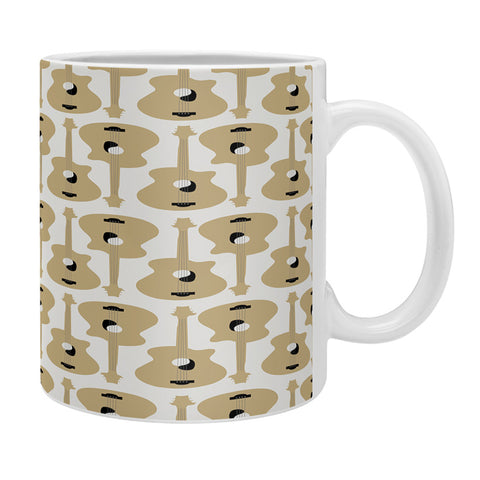 Allyson Johnson Guitar Pattern Coffee Mug