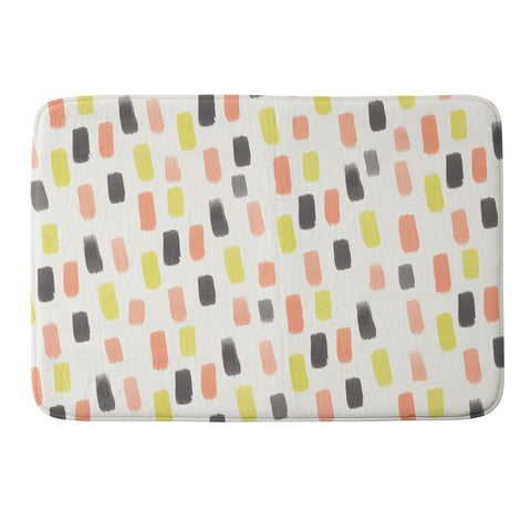 Allyson Johnson Halloween Brush Strokes Memory Foam Bath Mat