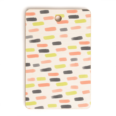Allyson Johnson Halloween Brush Strokes Cutting Board Rectangle