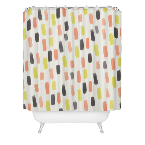 Allyson Johnson Halloween Brush Strokes Shower Curtain