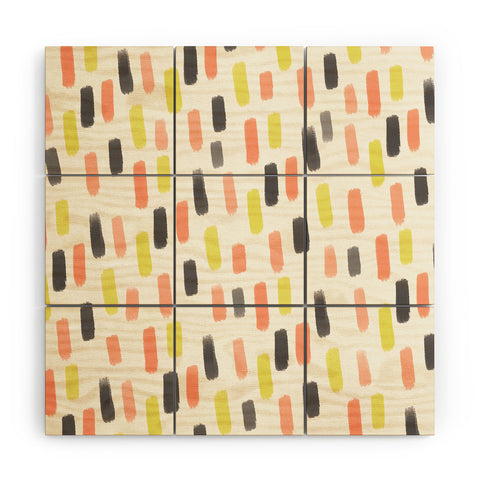 Allyson Johnson Halloween Brush Strokes Wood Wall Mural