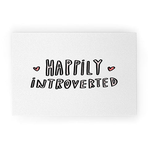 Allyson Johnson Happily Introverted Welcome Mat