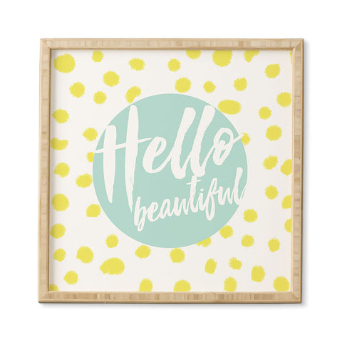 Allyson Johnson Hello Beautiful 2 Framed Wall Art
