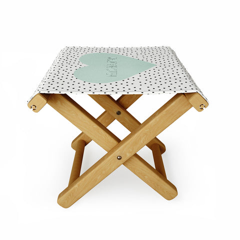 Allyson Johnson Hello Beautiful Heart Folding Stool