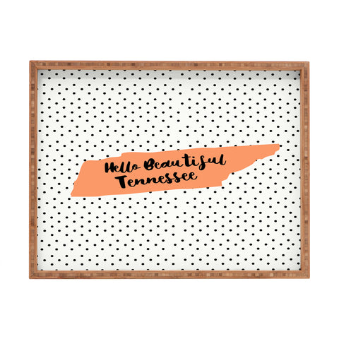 Allyson Johnson Hello Beautiful Tennessee Rectangular Tray