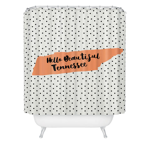 Allyson Johnson Hello Beautiful Tennessee Shower Curtain