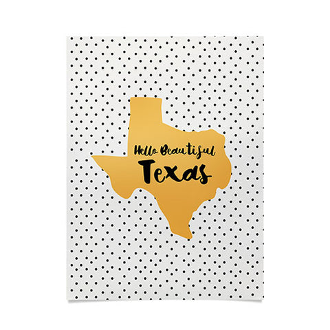 Allyson Johnson Hello beautiful Texas Poster