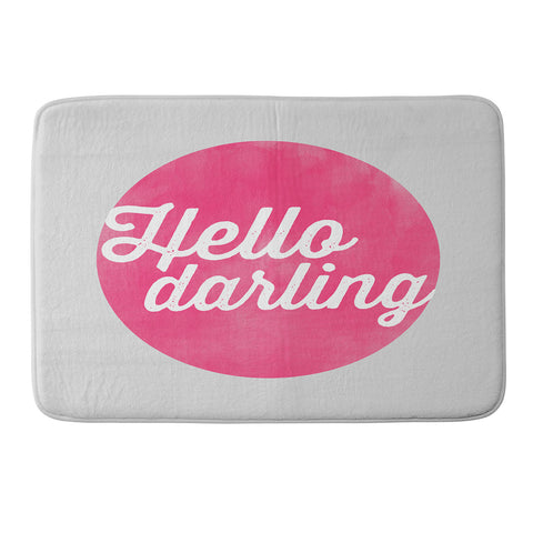 Allyson Johnson Hello Darling Memory Foam Bath Mat