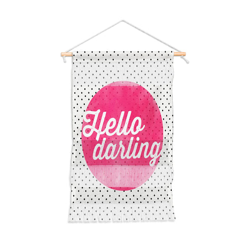 Allyson Johnson Hello Darling Dots Wall Hanging Portrait