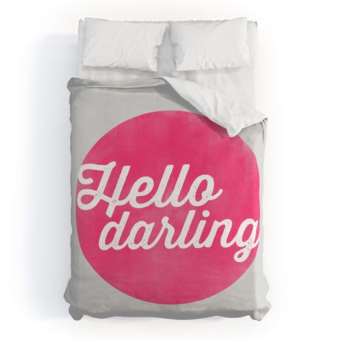Allyson Johnson Hello Darling Duvet Cover