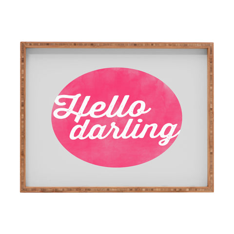 Allyson Johnson Hello Darling Rectangular Tray