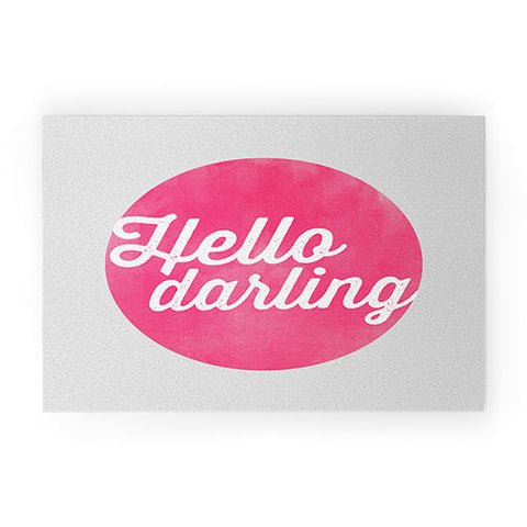 Allyson Johnson Hello Darling Welcome Mat