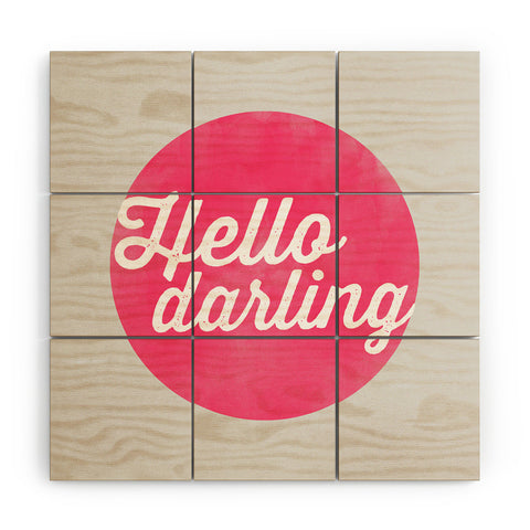 Allyson Johnson Hello Darling Wood Wall Mural