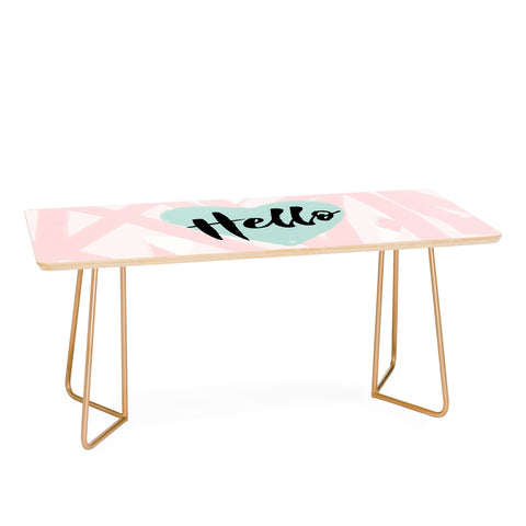 Allyson Johnson Hello Heart Mint Coffee Table