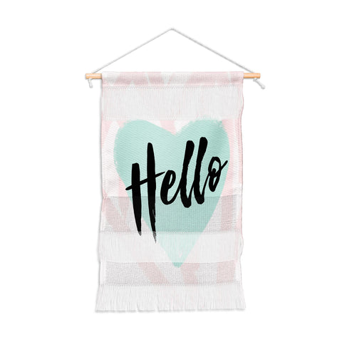 Allyson Johnson Hello Heart Mint Wall Hanging Portrait