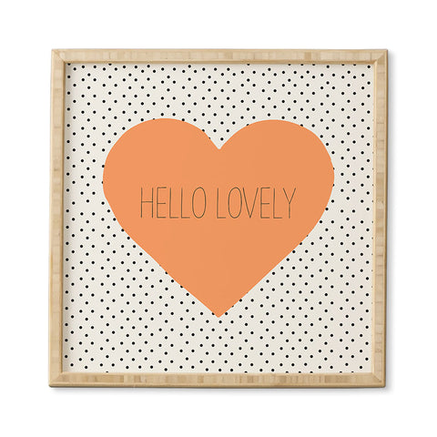 Allyson Johnson Hello Lovely Framed Wall Art