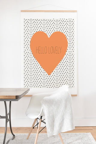 Allyson Johnson Hello Lovely Art Print And Hanger