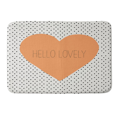 Allyson Johnson Hello Lovely Memory Foam Bath Mat