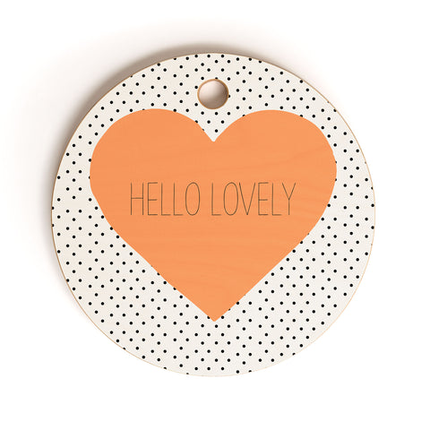 Allyson Johnson Hello Lovely Cutting Board Round