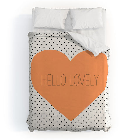 Allyson Johnson Hello Lovely Duvet Cover
