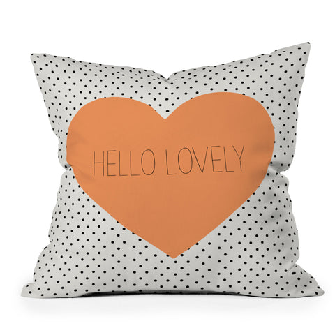 Allyson Johnson Hello Lovely Throw Pillow