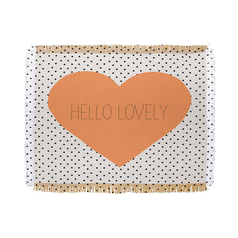 Allyson Johnson Hello Lovely Throw Blanket