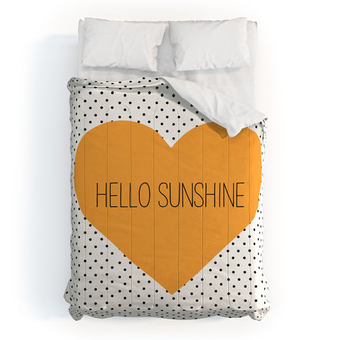 Allyson Johnson Hello Sunshine Heart Comforter