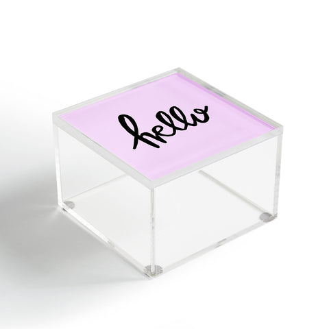 Allyson Johnson Hi Hello Acrylic Box