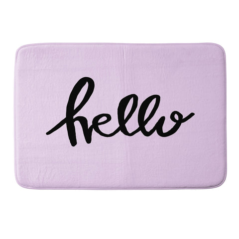 Allyson Johnson Hi Hello Memory Foam Bath Mat