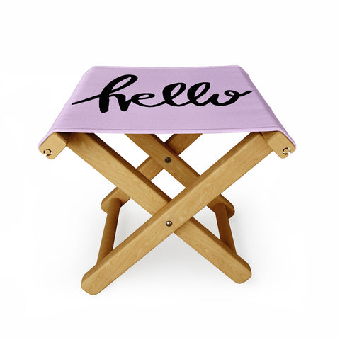 Allyson Johnson Hi Hello Folding Stool