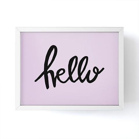 Allyson Johnson Hi Hello Framed Mini Art Print