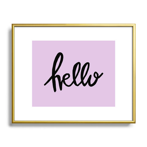 Allyson Johnson Hi Hello Metal Framed Art Print