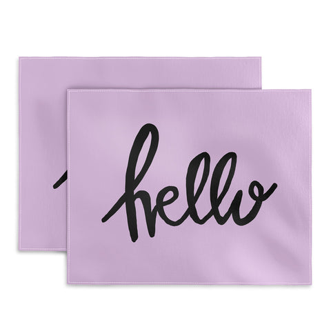 Allyson Johnson Hi Hello Placemat