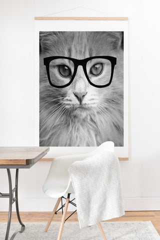 Allyson Johnson Hippest Cat Art Print And Hanger