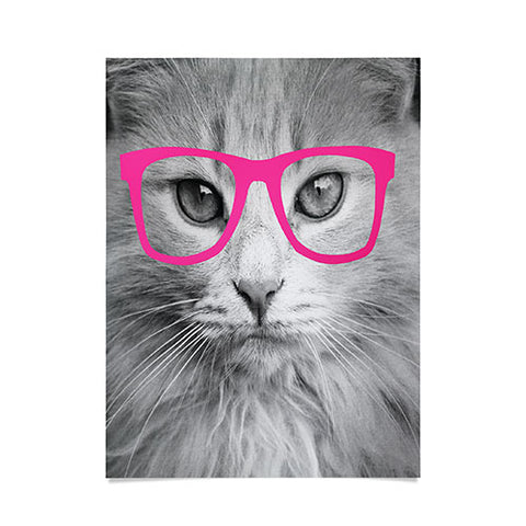 Allyson Johnson Hippest Cat Pink Poster