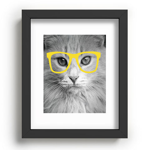 Allyson Johnson Hippest Cat Yellow Recessed Framing Rectangle