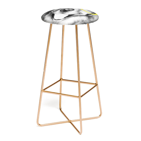 Allyson Johnson Hippest Dog Yellow Bar Stool