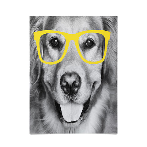 Allyson Johnson Hippest Dog Yellow Poster