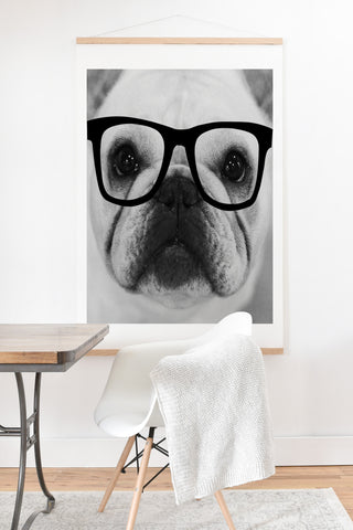 Allyson Johnson Hippest Frenchie Art Print And Hanger