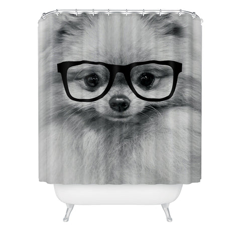 Allyson Johnson Hippest Pomeranian Shower Curtain