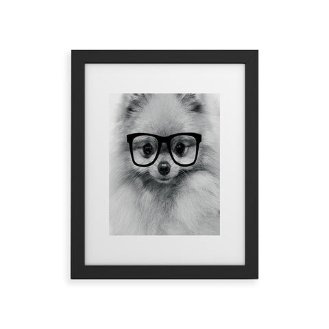 Allyson Johnson Hippest Pomeranian Framed Art Print