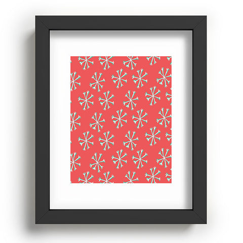 Allyson Johnson Holiday Snow Recessed Framing Rectangle
