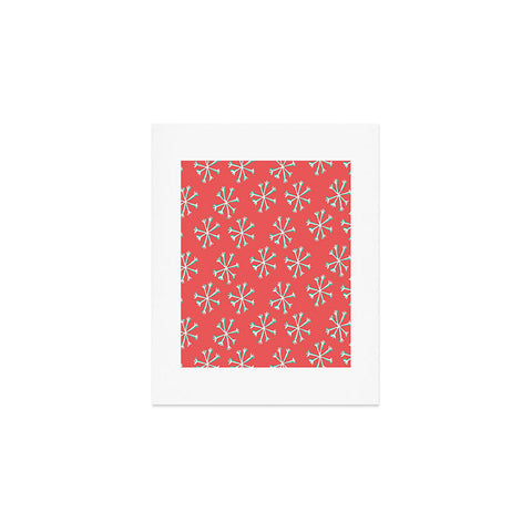 Allyson Johnson Holiday Snow Art Print
