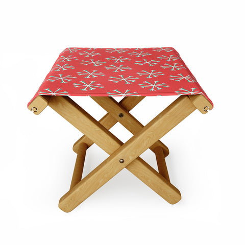 Allyson Johnson Holiday Snow Folding Stool