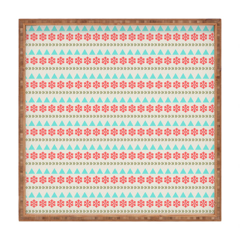 Allyson Johnson Holiday Style Square Tray