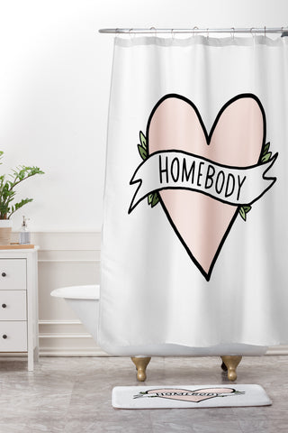 Allyson Johnson Homebody Shower Curtain And Mat