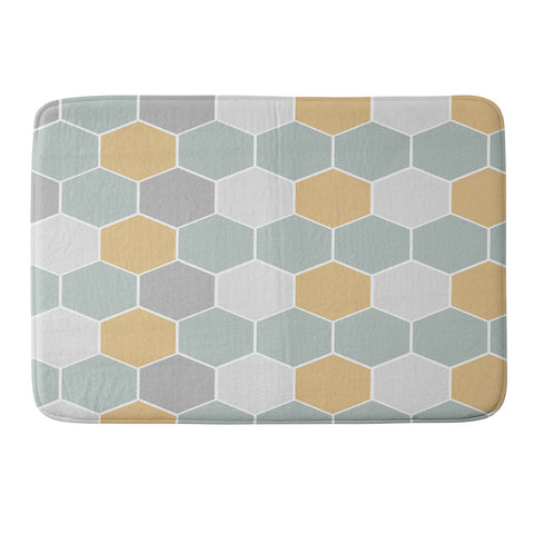 Allyson Johnson Honey Comb 3 Memory Foam Bath Mat